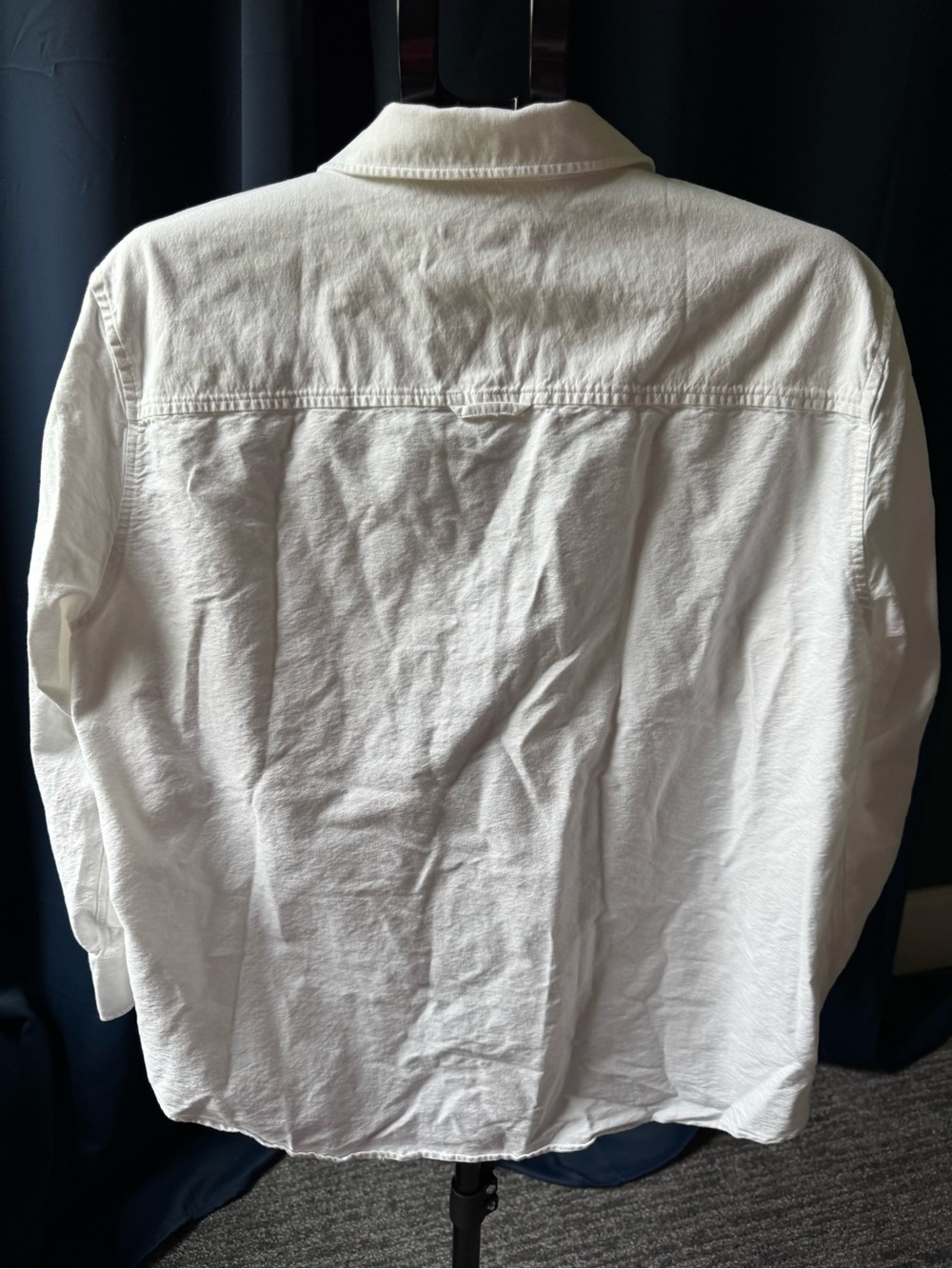 Quince 100% Organic Cotton Relaxed Oxford Shirt White Size Large - Picture 2 of 9